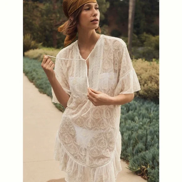 ✨ Anthropologie The Deco Tunic Sz M - Picture 1 of 5